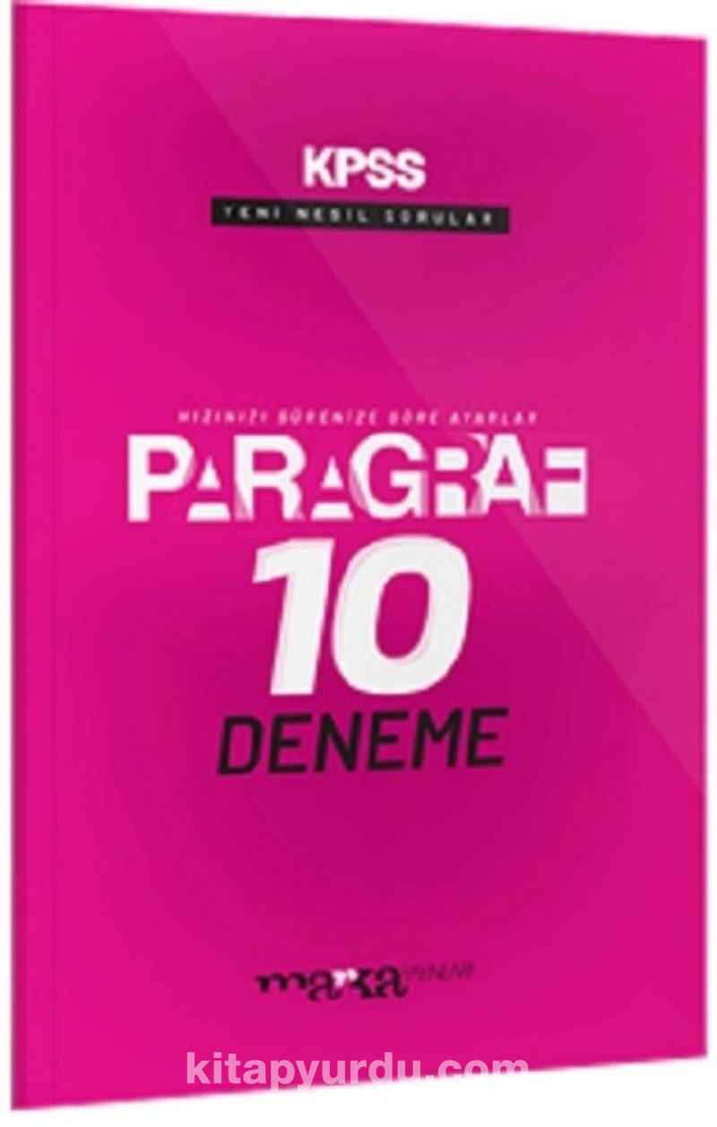 2025 KPSS-DGS-ALES Paragraf Yeni Nesil 10 Deneme
