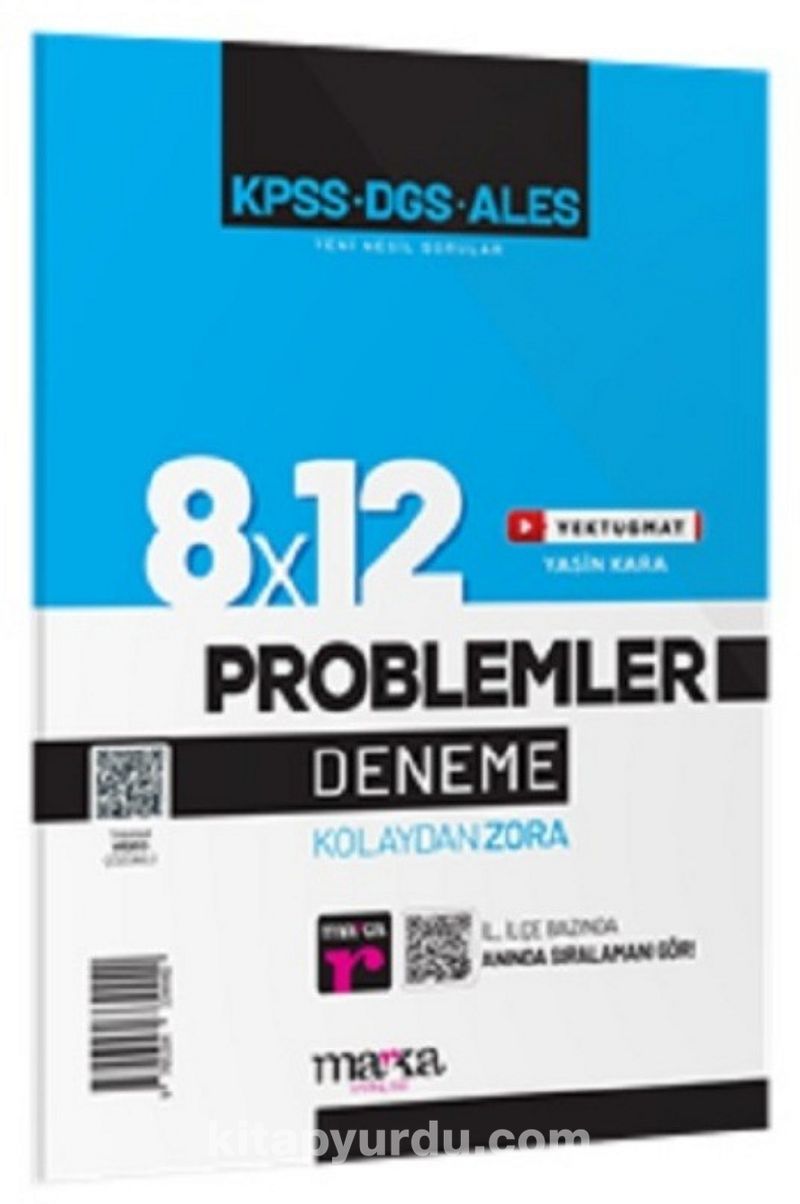 2025 KPSS DGS ALES Yeni Nesil 8x12 Tamamı Video Çözümlü Problemler Deneme