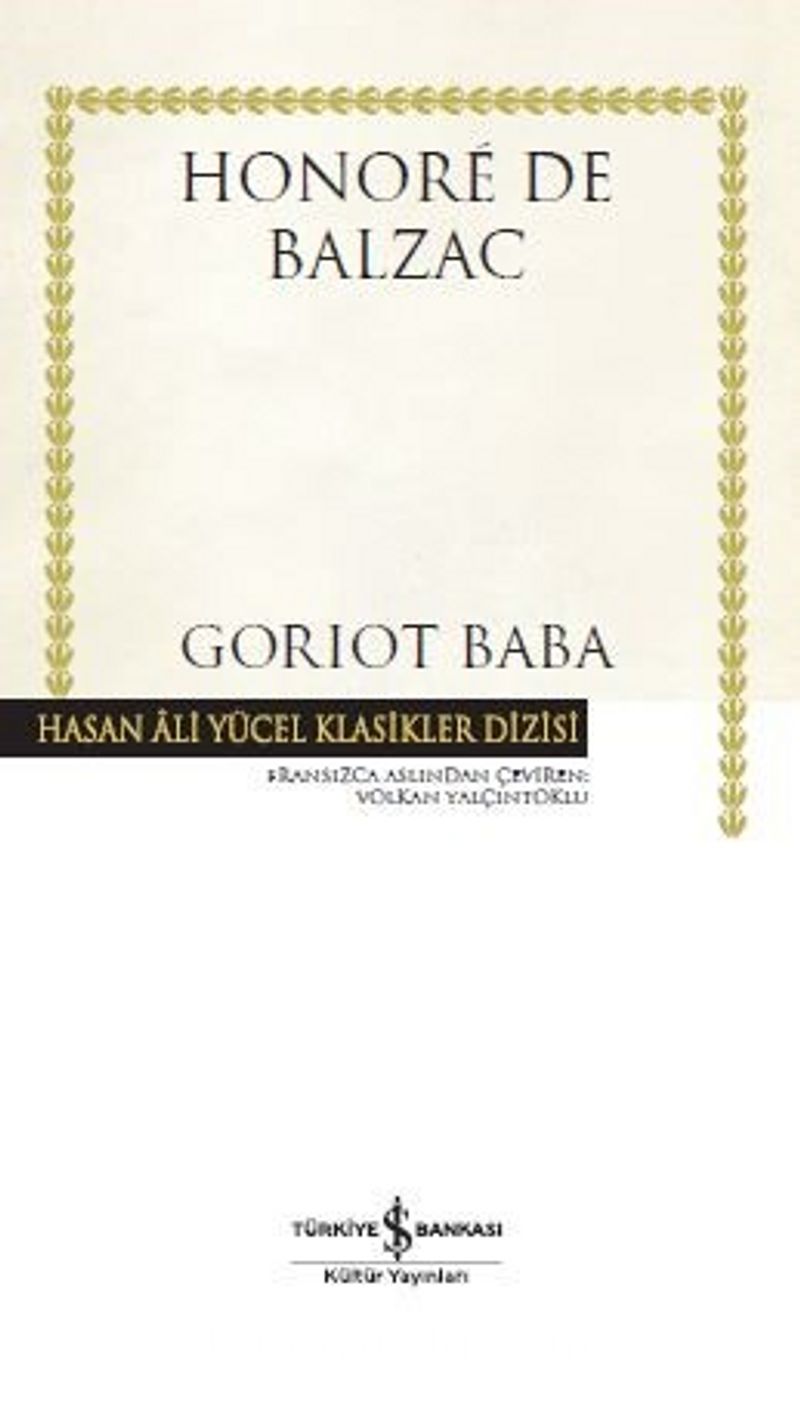 Goriot Baba (Karton Kapak)