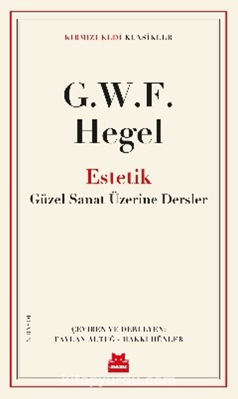 Estetik  Güzel Sanatlar Üzerine Dersler