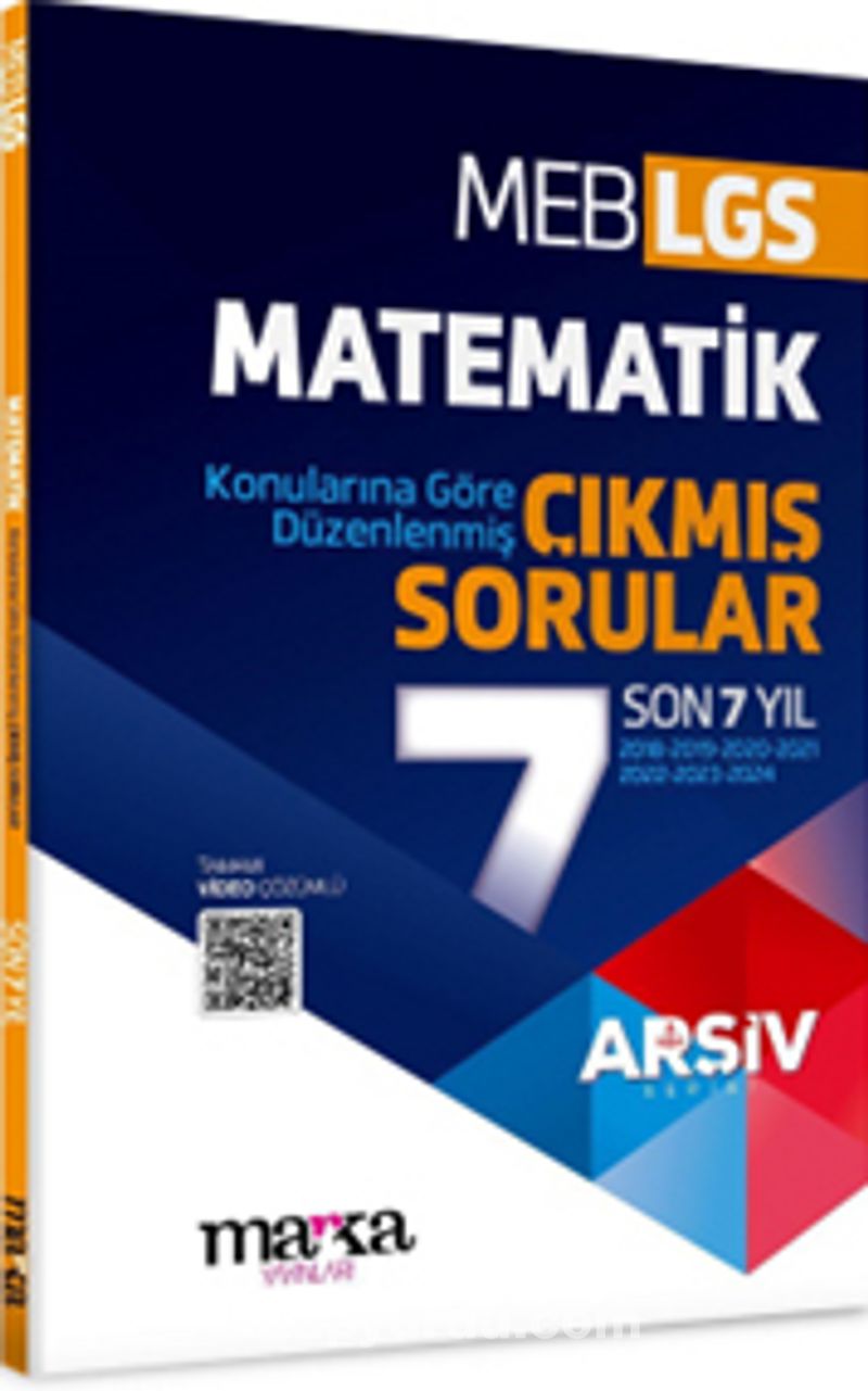 LGS Matematik Konularına Göre Düzenlenmiş Son 7 Yıl Çıkmış Sorular