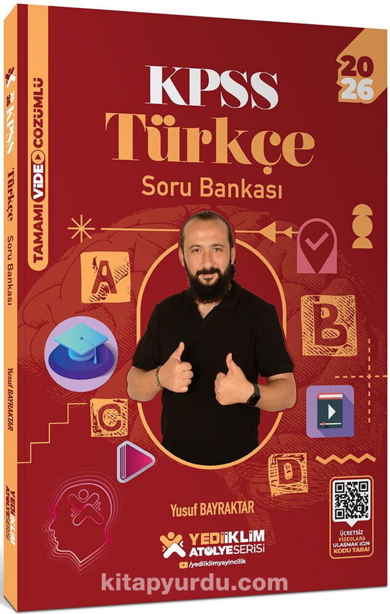 2026 KPSS Atölye Serisi Genel Yetenek Türkçe Tamamı Video Çözümlü Soru Bankası