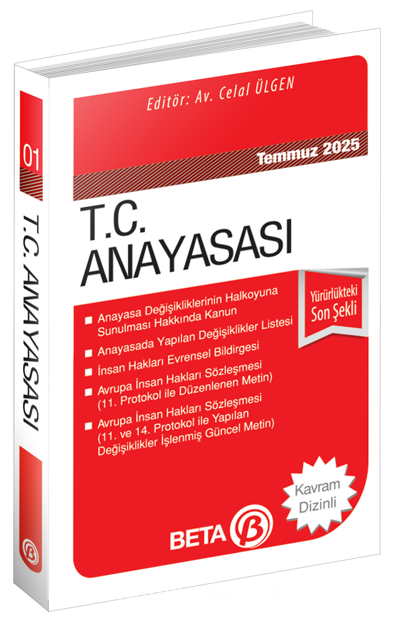 T.C. Anayasası (Temmuz 2025)