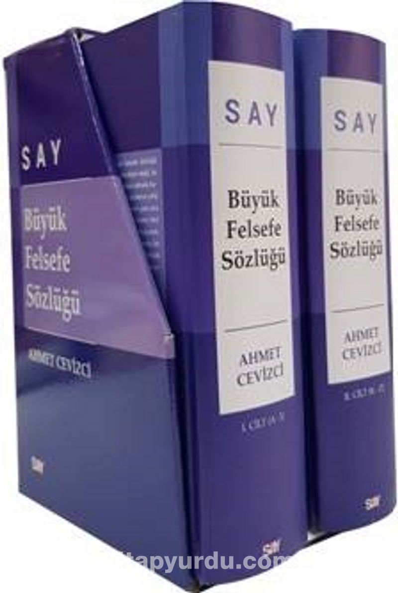 Say Büyük Felsefe Sözlüğü (Ciltli) (2 Cilt Takım)