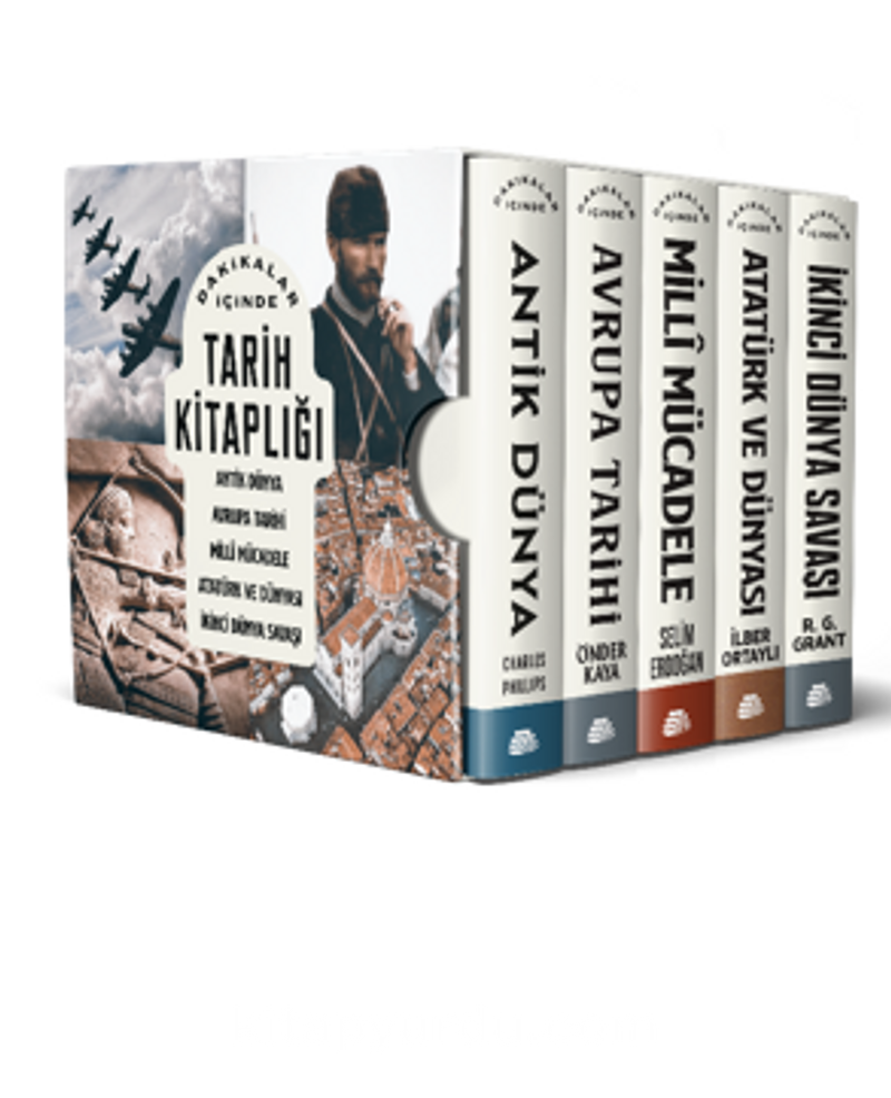 Dakikalar İçinde Tarih Kitaplığı (Kutulu Set 5 Kitap)