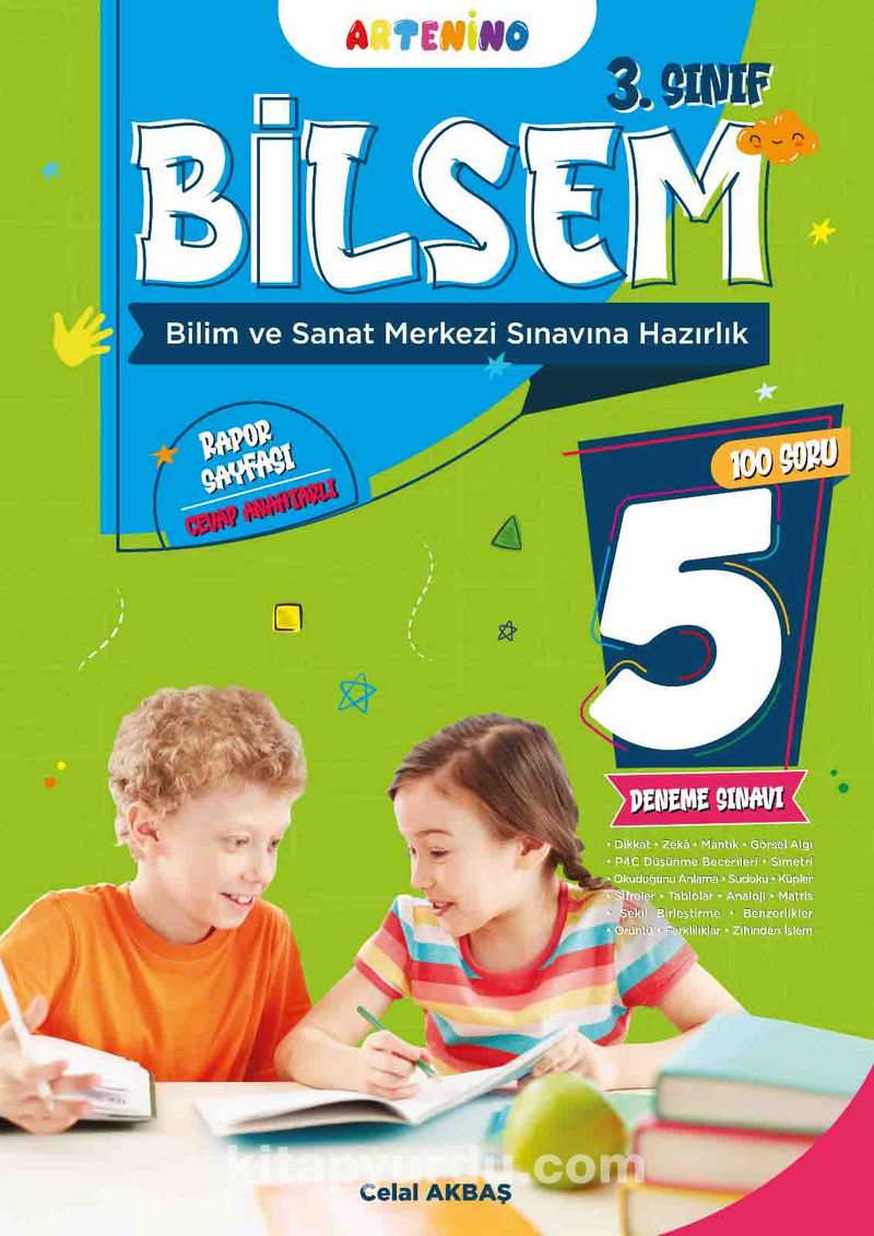 3. Sınıf 2025 Bilsem Sınavına Hazırlık 5’li Deneme Sınavı