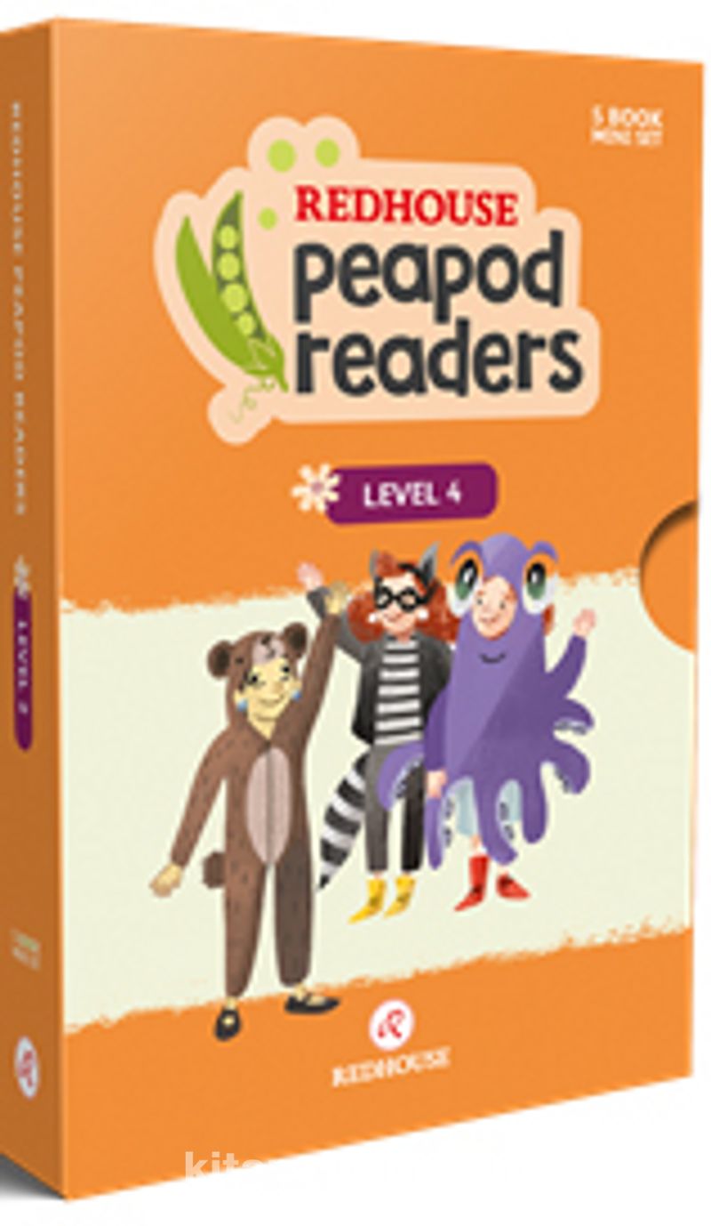 Redhouse Peapod Readers İngilizce Hikaye Seti 4 (Kutulu Ürün)