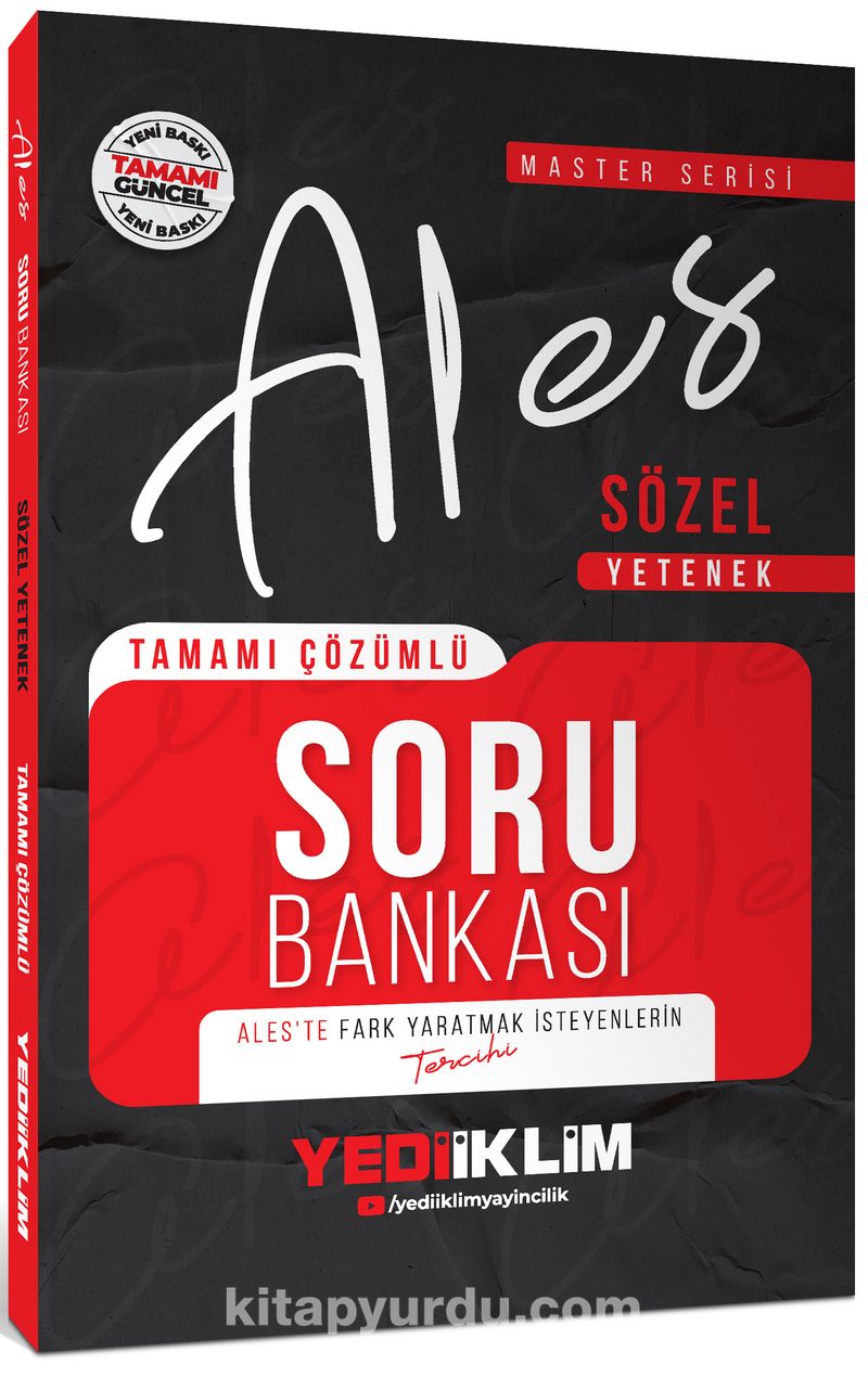 2026 ALES Sözel Yetenek Tamamı Çözümlü Soru Bankası