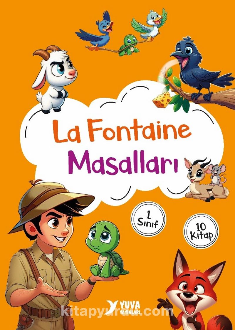 La Fontaine Masalları (1. Sınıf 10 Kitap Takım)