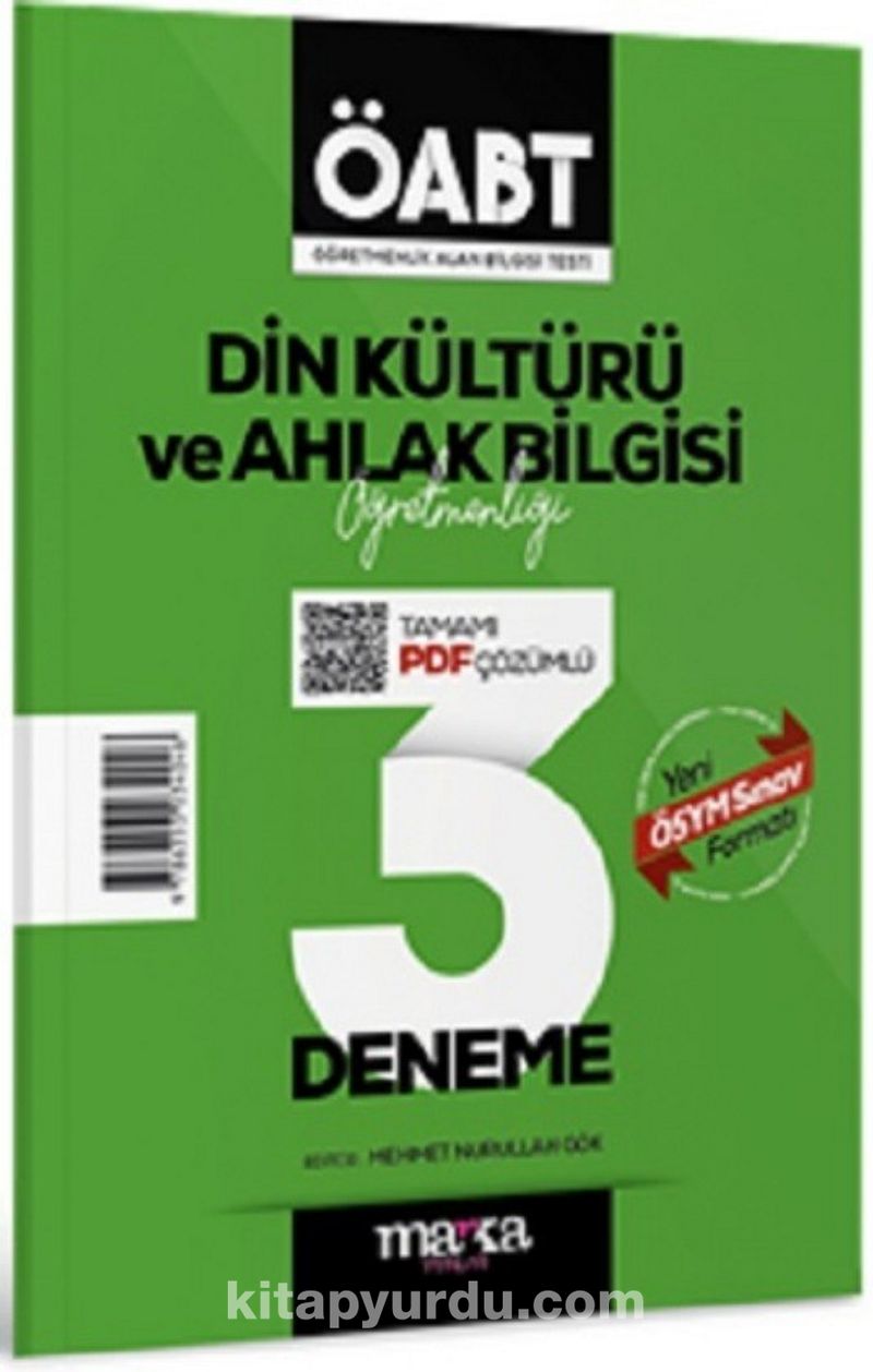 2025 ÖABT Din Kültürü ve Ahlak Bilgisi Öğretmenliği Tamamı Çözümlü 3 Deneme