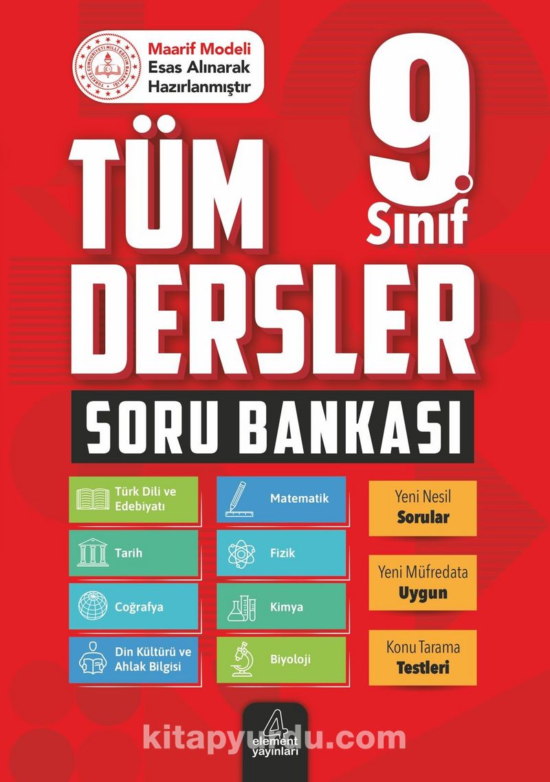 9. Sınıf  Tüm Dersler Soru Bankası