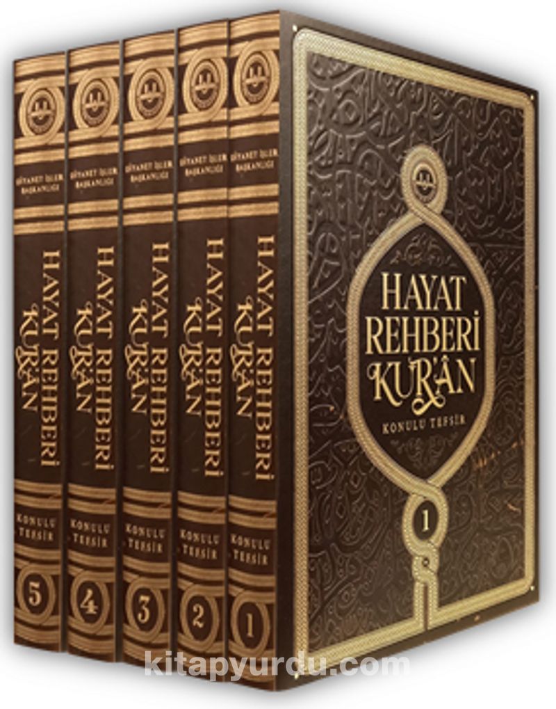Hayat Rehberi Kur’an Konulu Tefsir (5 Cilt) (Orta Boy)