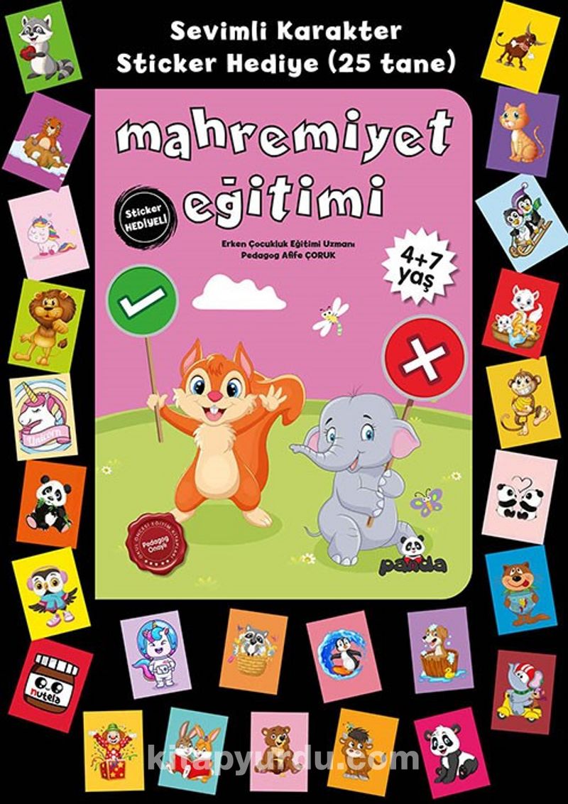 Stickerlı 4+7 Yaş Mahremiyet Eğitimi