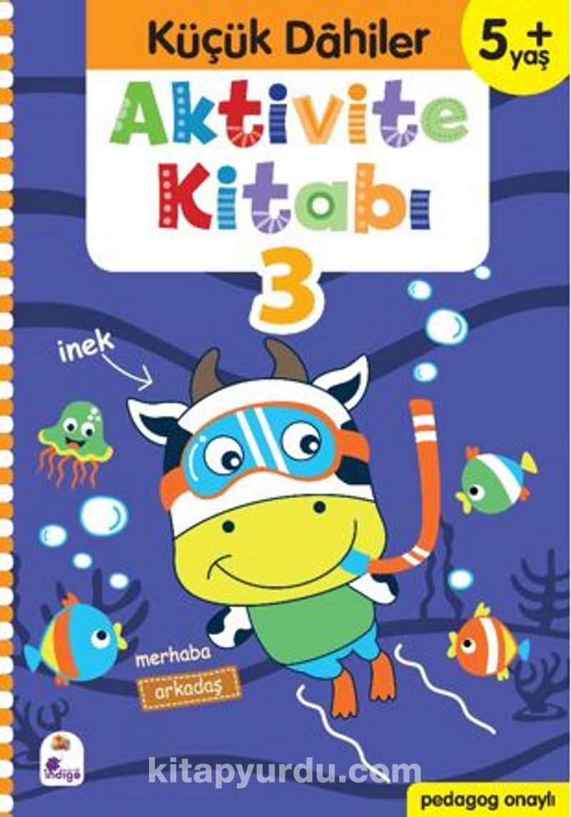 Küçük Dahiler Aktivite Kitabı 3 – 5+ Yaş (Pedagog Onaylı)