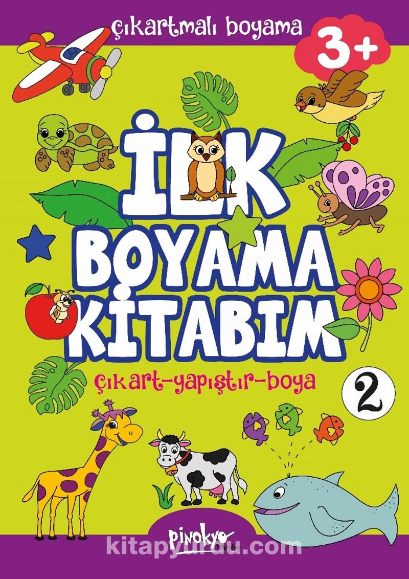 Çıkartmalı İlk Boyama Kitabım 3+ Yaş -2