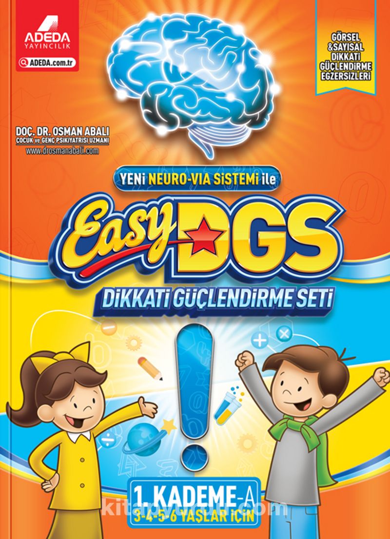 Easy Dikkati Güçlendirme Seti 1. Kademe 3-6 Yaş A