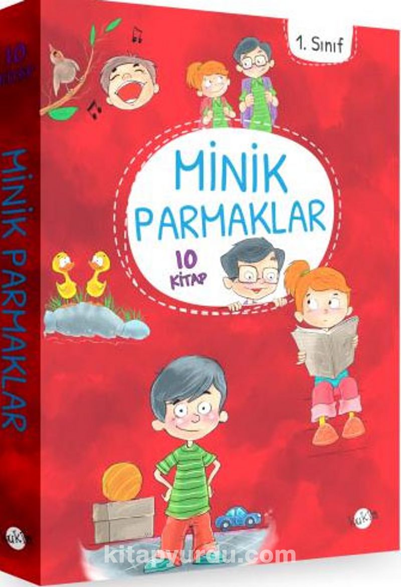 Minik Parmaklar Serisi Düz Yazı 1. Sınıf (10 Kitap)