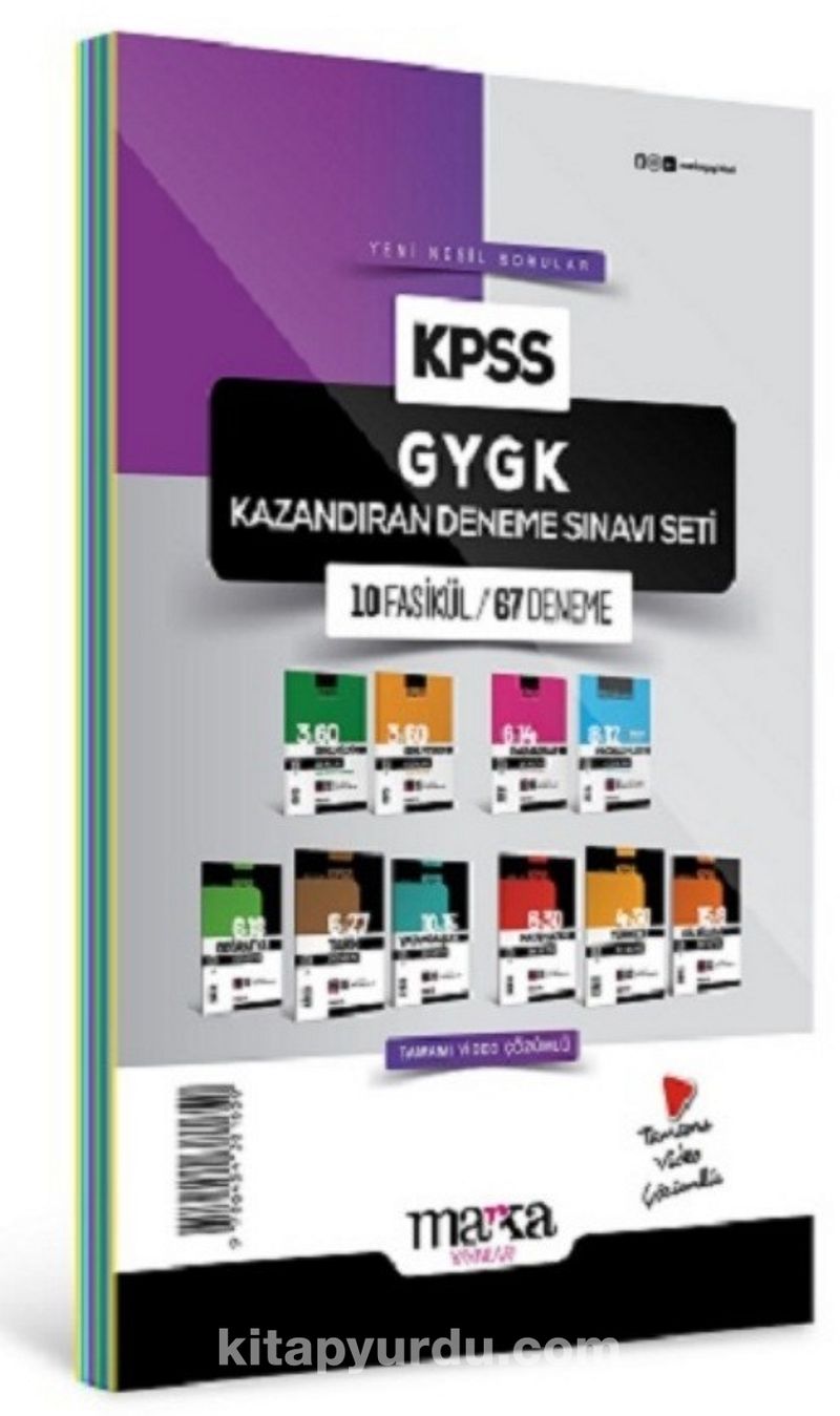2025 KPSS GYGK Kazandıran Deneme Sınavı Seti 10 Fasikül 67 Deneme