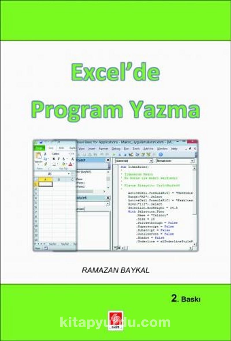 Excel'de Program Yazma