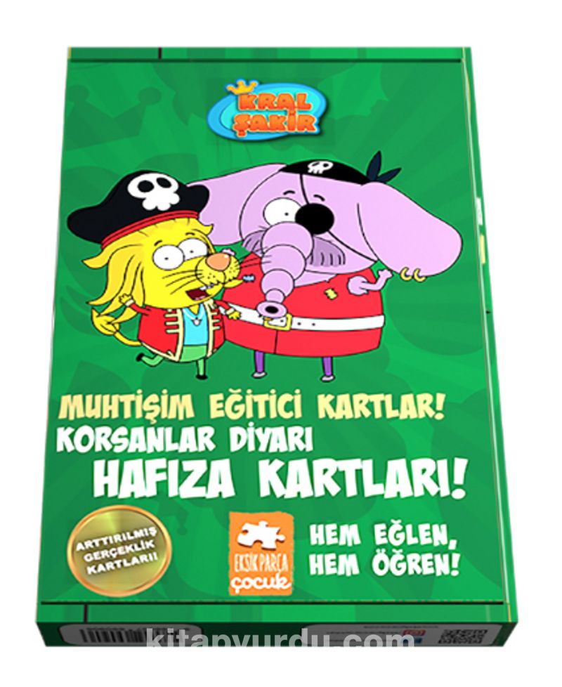 Kral Şakir - Korsan Diyarı Hafıza Kartları / Muhtişim Eğitici Kartlar