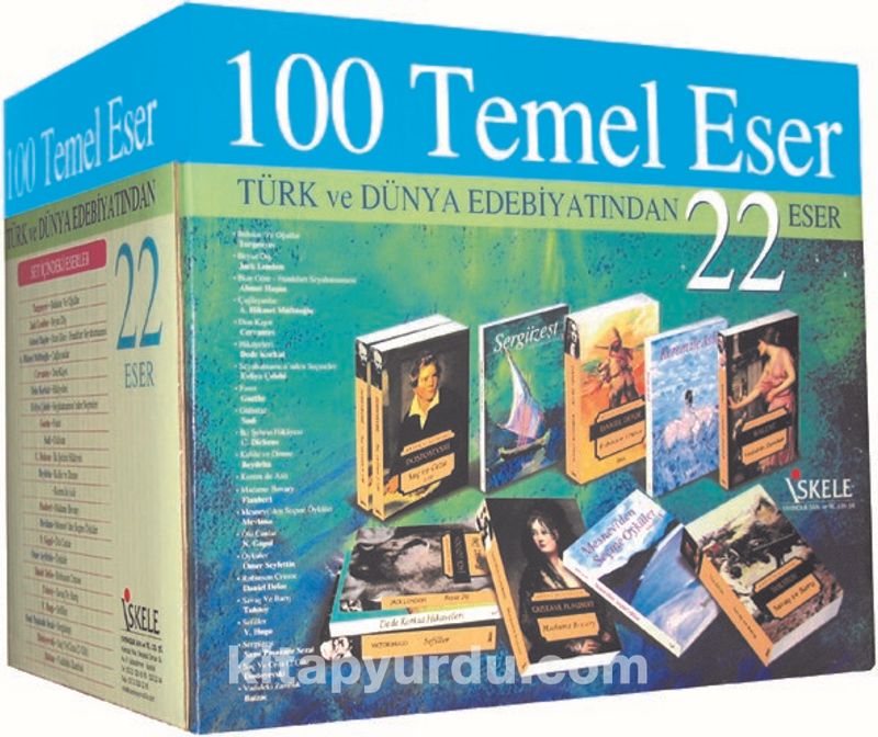 100 Temel Eser (Orta öğretim) 22 Kitap (Kutulu)