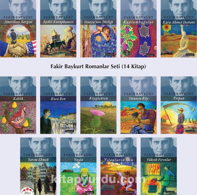 Fakir Baykurt Kitaplığı Roman Seti (14 Kitap Set)