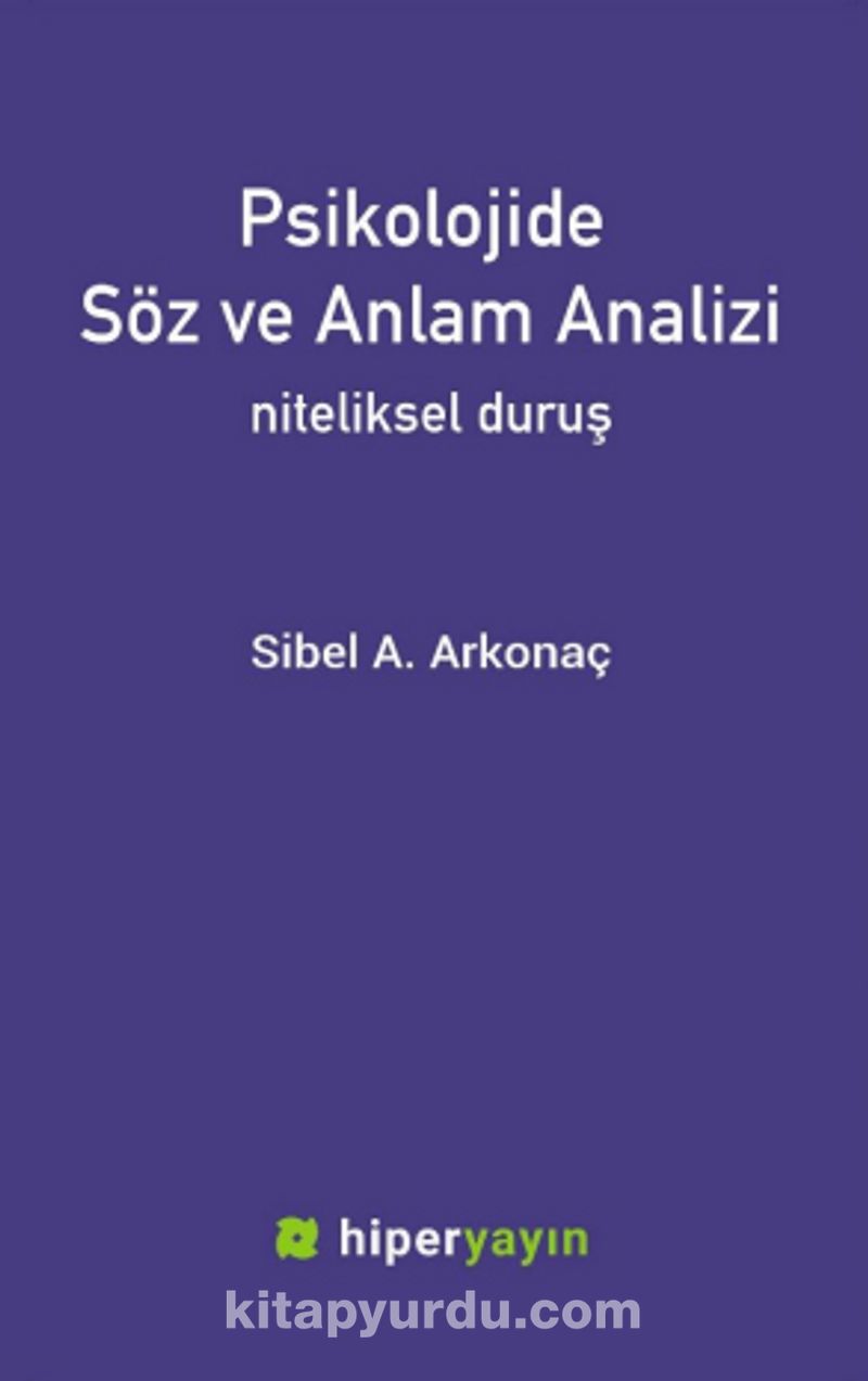 Psikolojide Söz ve Anlam Analizi