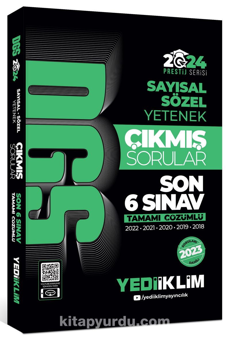 2024 DGS Sayısal Sözel Yetenek Tamamı Çözümlü Son 6 Sınav Çıkmış Sorular